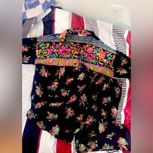 Vintage rare 2 piece top and shorts